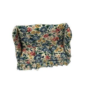 Floral‎ High Back Doll Couch Unbranded 5 high 4 in wide.